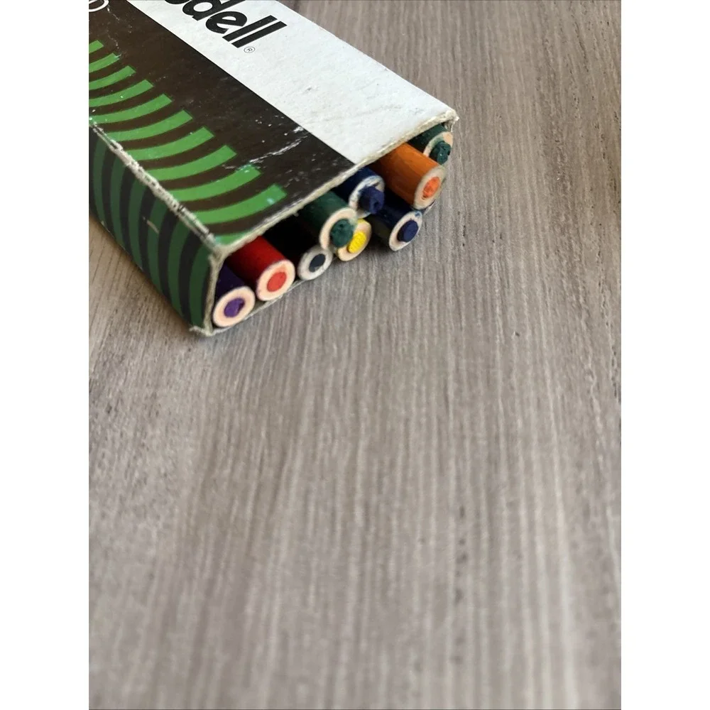 Vintage Berol Blaisdell Paper Wrapper Cellophane Markers Multi Color 12